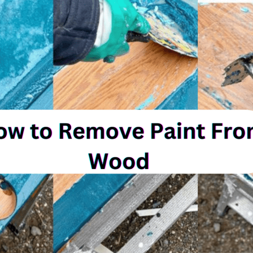 how to remove paint from wood